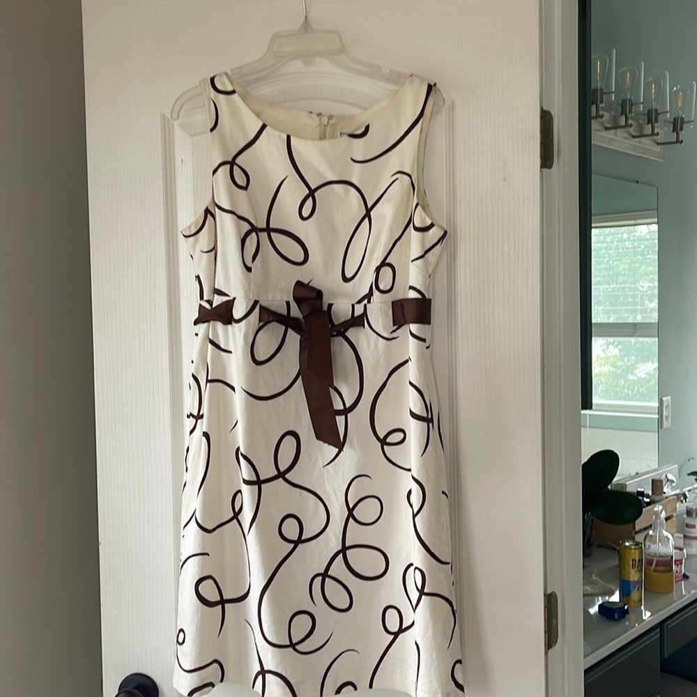 Willow Glenn NY dress with bow at waist- Size 12